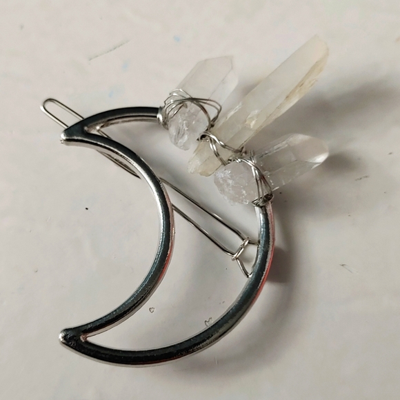 Moon Quartz Hair Clip - Picture 2 of 3